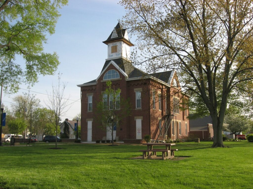 Monroe Township Hall and Opera House in Johnstown, Ohio